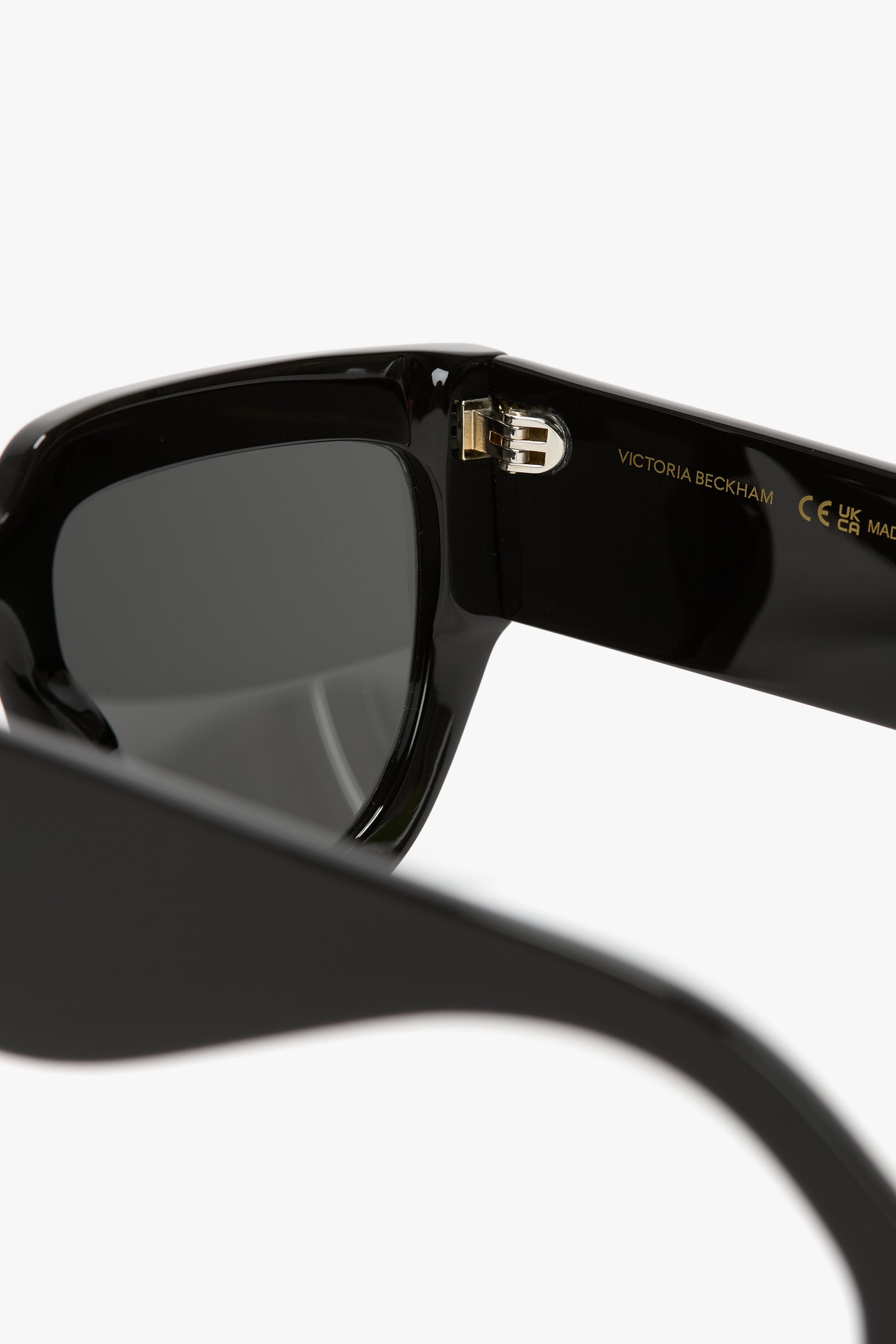Soft Square Acetate Sunglasses In Black - 6