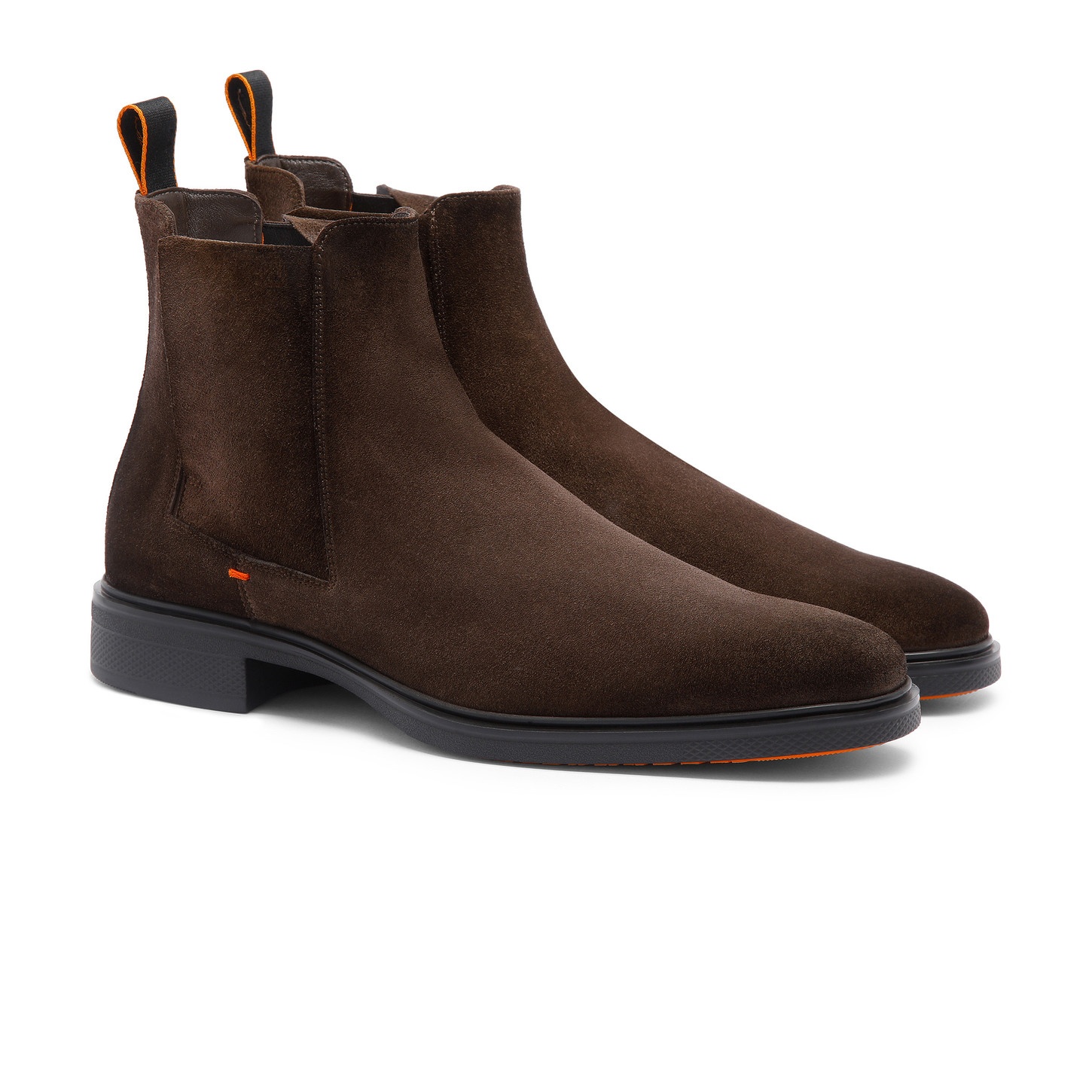 Men's dark brown suede Chelsea boot - 3