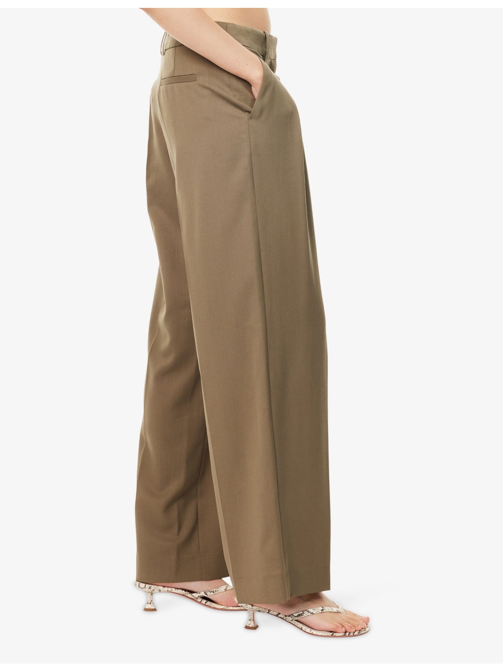 Daytona Pleated Wool Trousers - 3