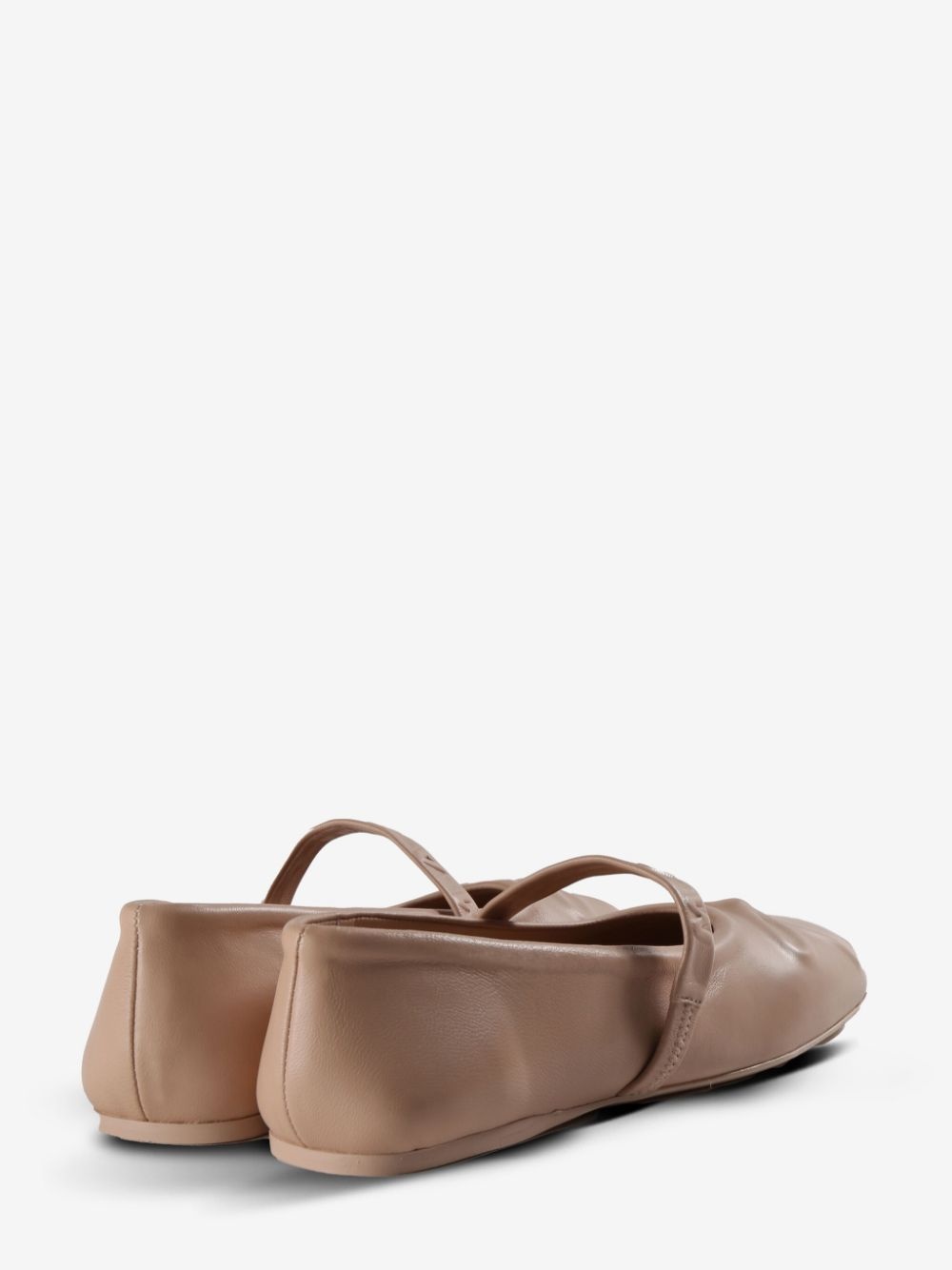 leather ballerina shoes - 3