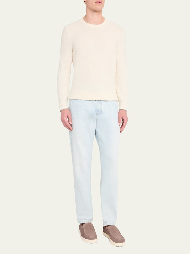 Brunello Cucinelli Men's Hybrid Venetian Suede Slip-Ons outlook