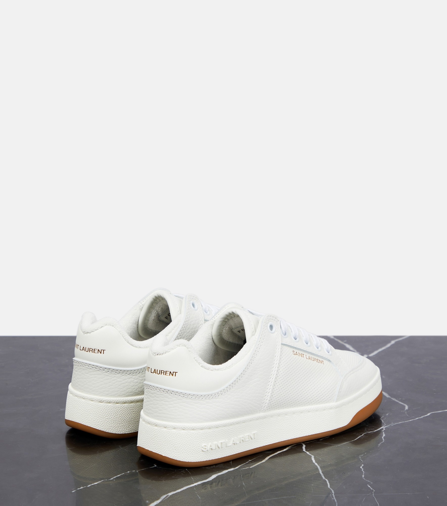 SL/61 low-top leather sneakers - 3