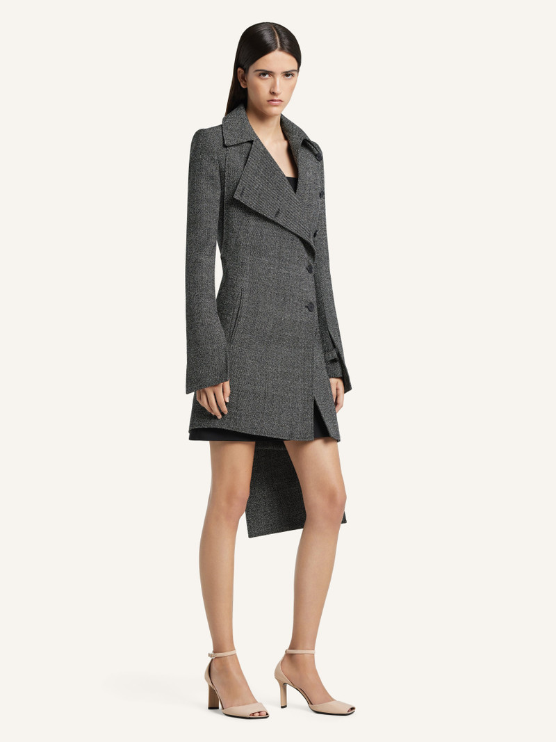OBLIQUE CAVIAR COAT 3