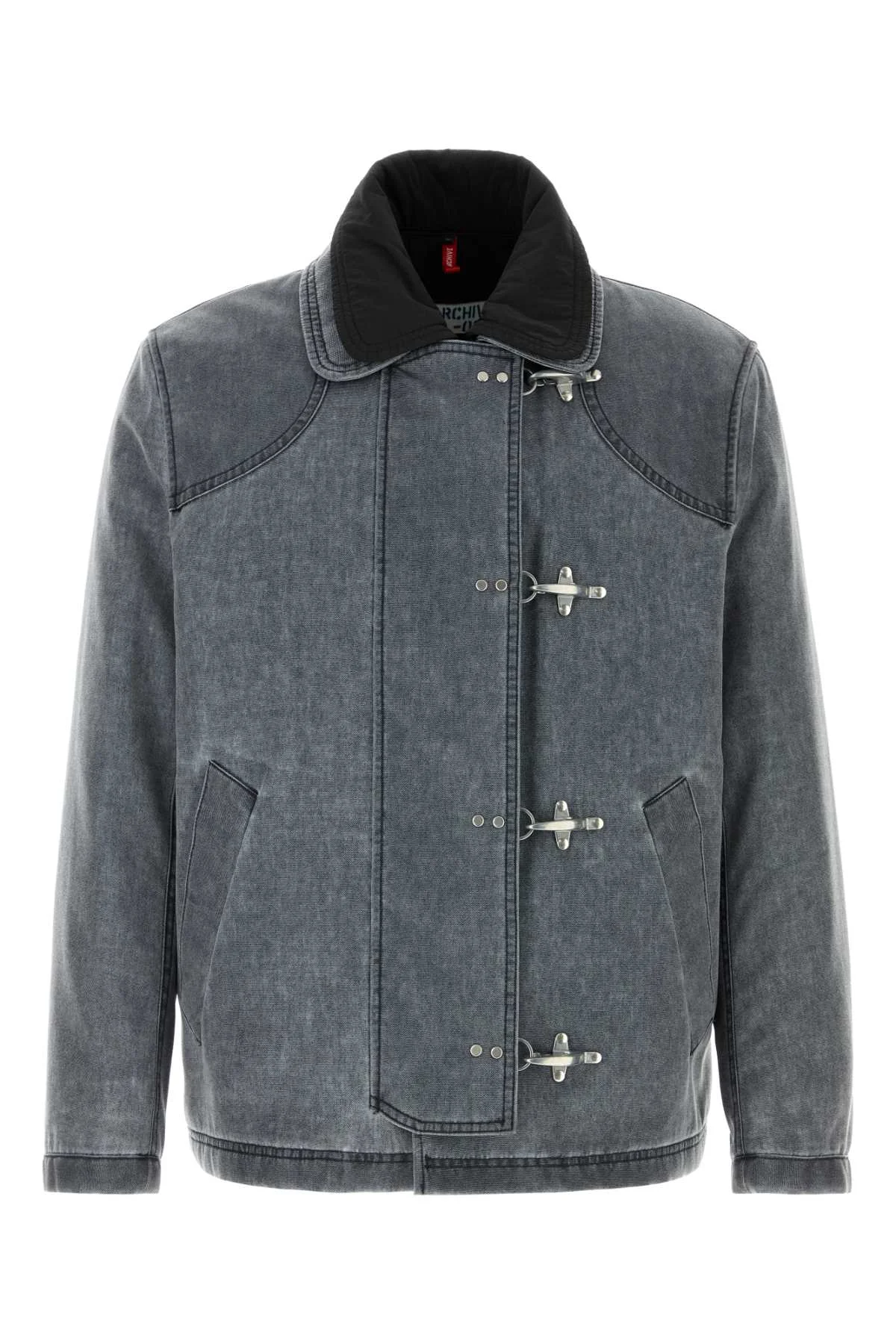 Fay Men Grey Nylon Padded Jacket - 1