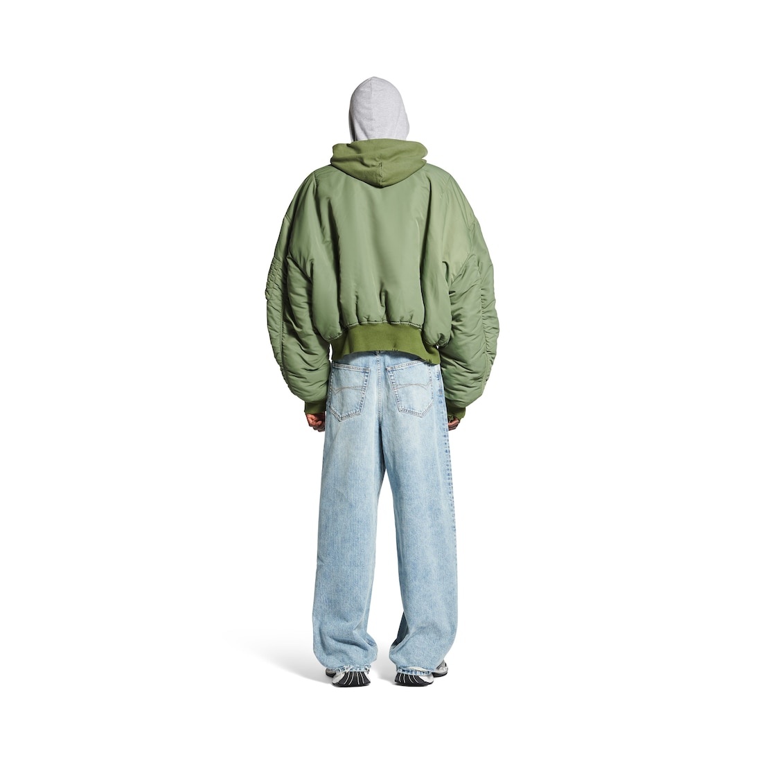 Baggy Pants  in Light Blue - 4
