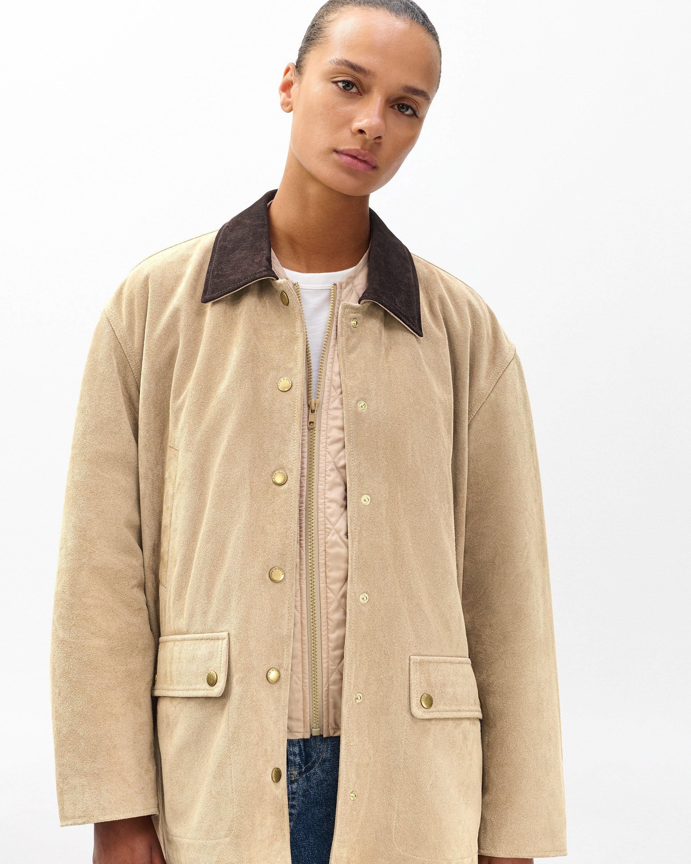 Cassidy Calf Suede Jacket - 4