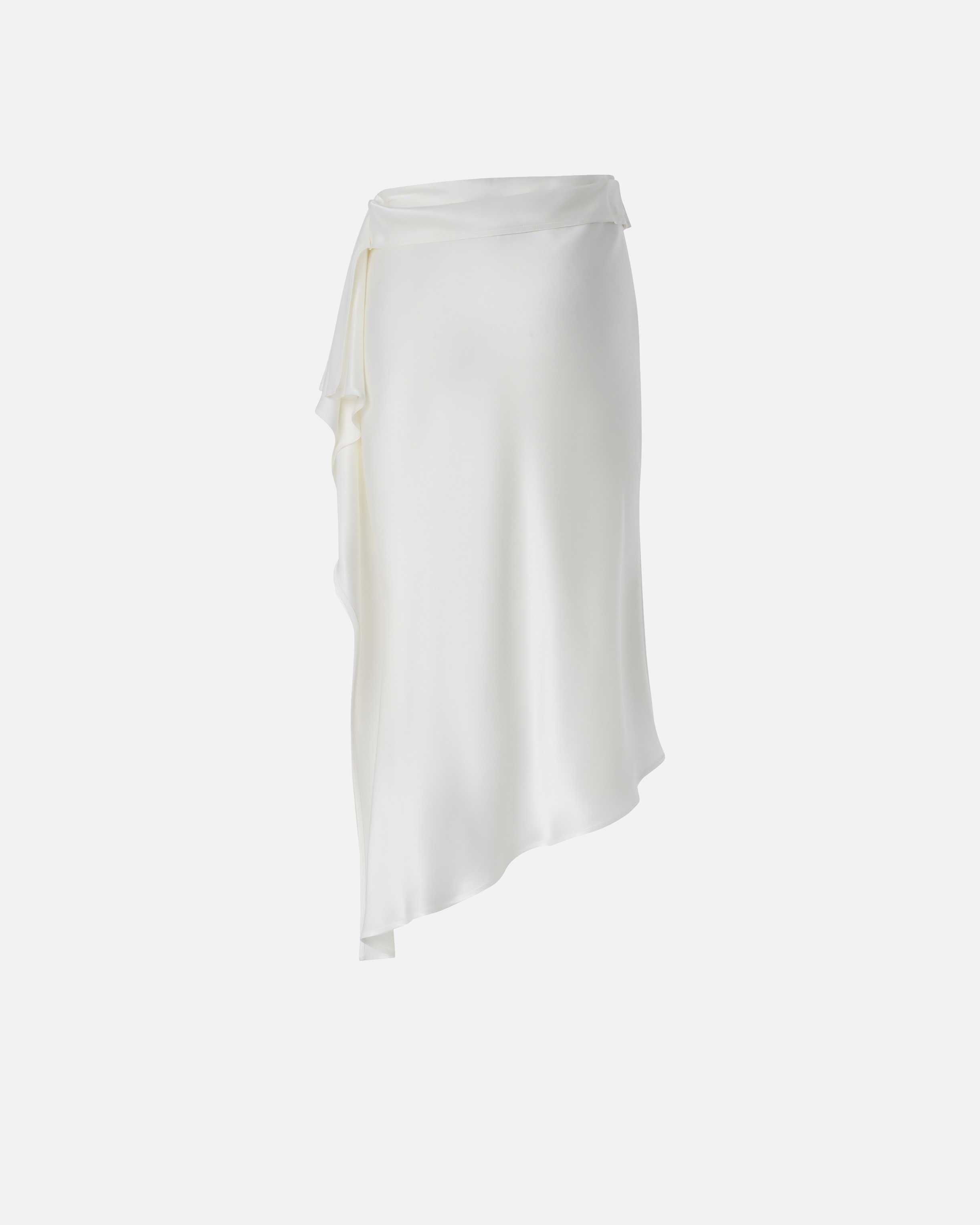ASYMMETRICAL MIDI SKIRT - 6