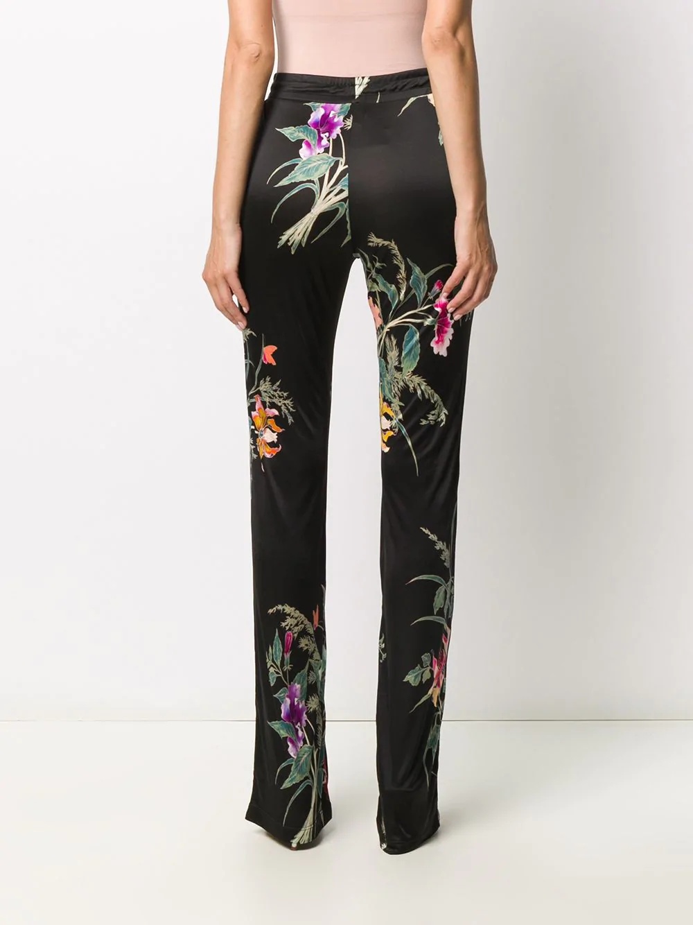 floral-print trousers - 4