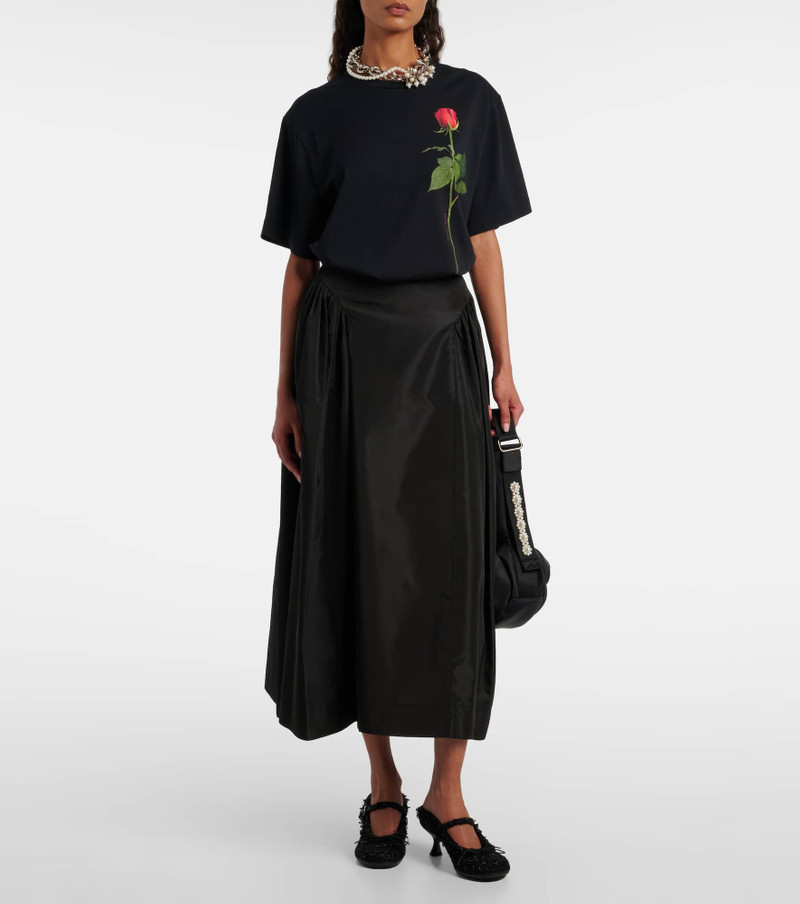Simone Rocha Printed cotton jersey T-shirt outlook