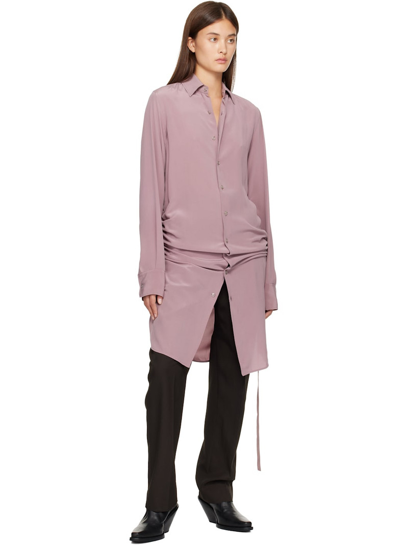 Ann Demeulemeester Purple Sandrina High Comfort Shirt outlook