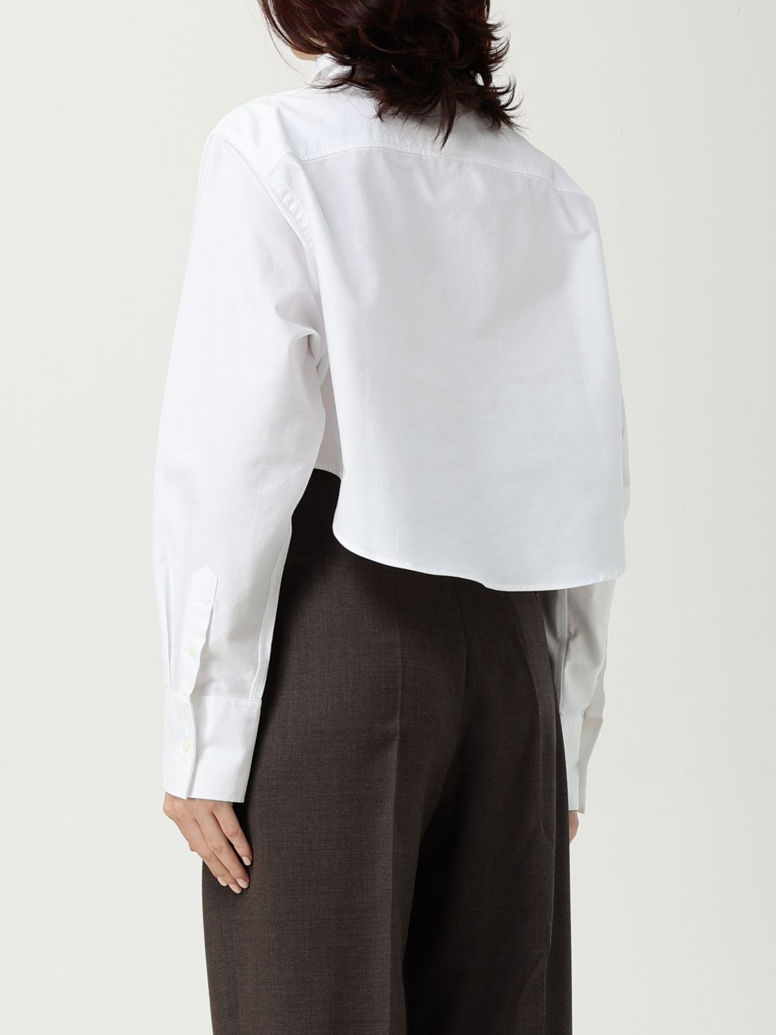 Ami Paris cropped cotton shirt - 2