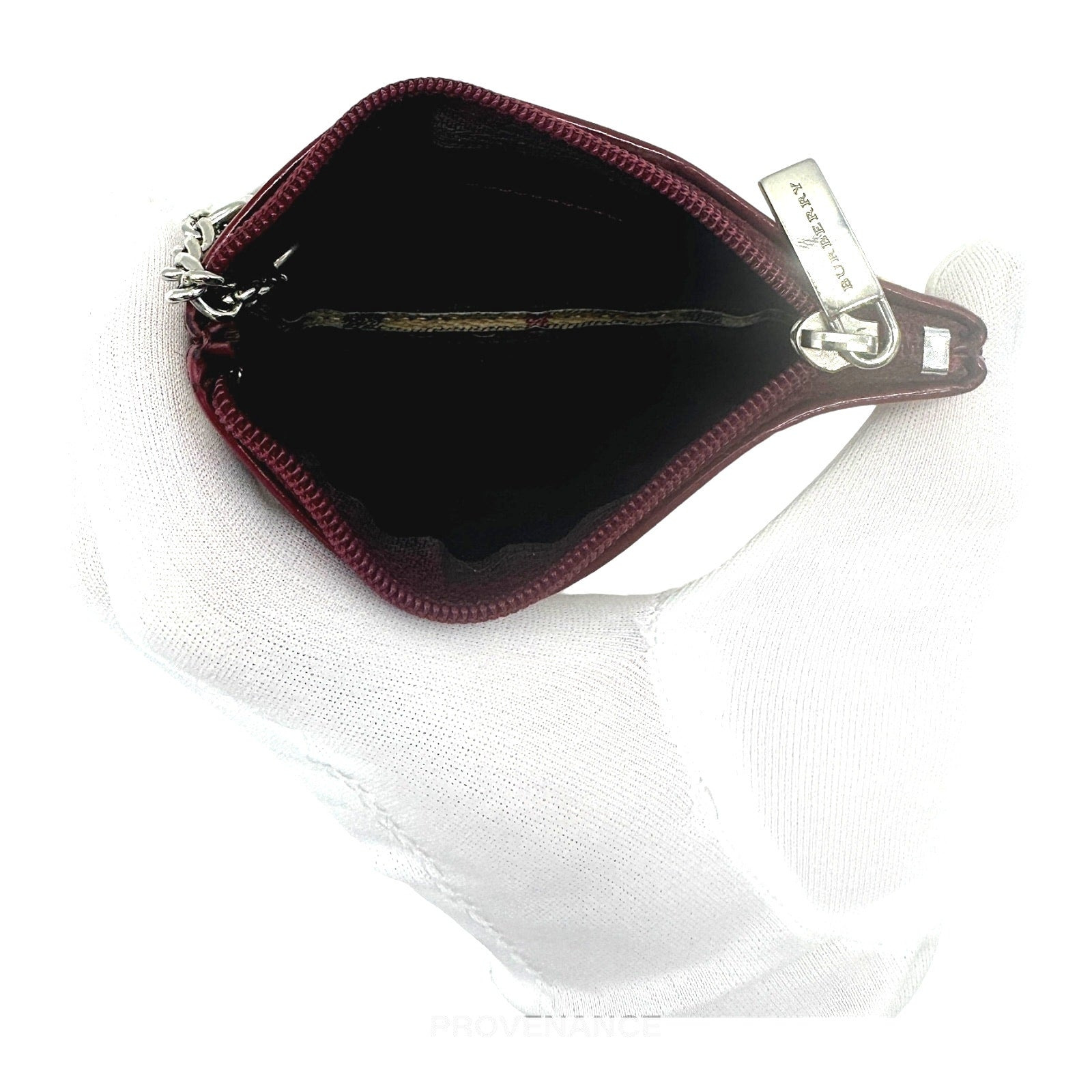 Burberry Key Pouch Cles - Haymarket Check Red - 6