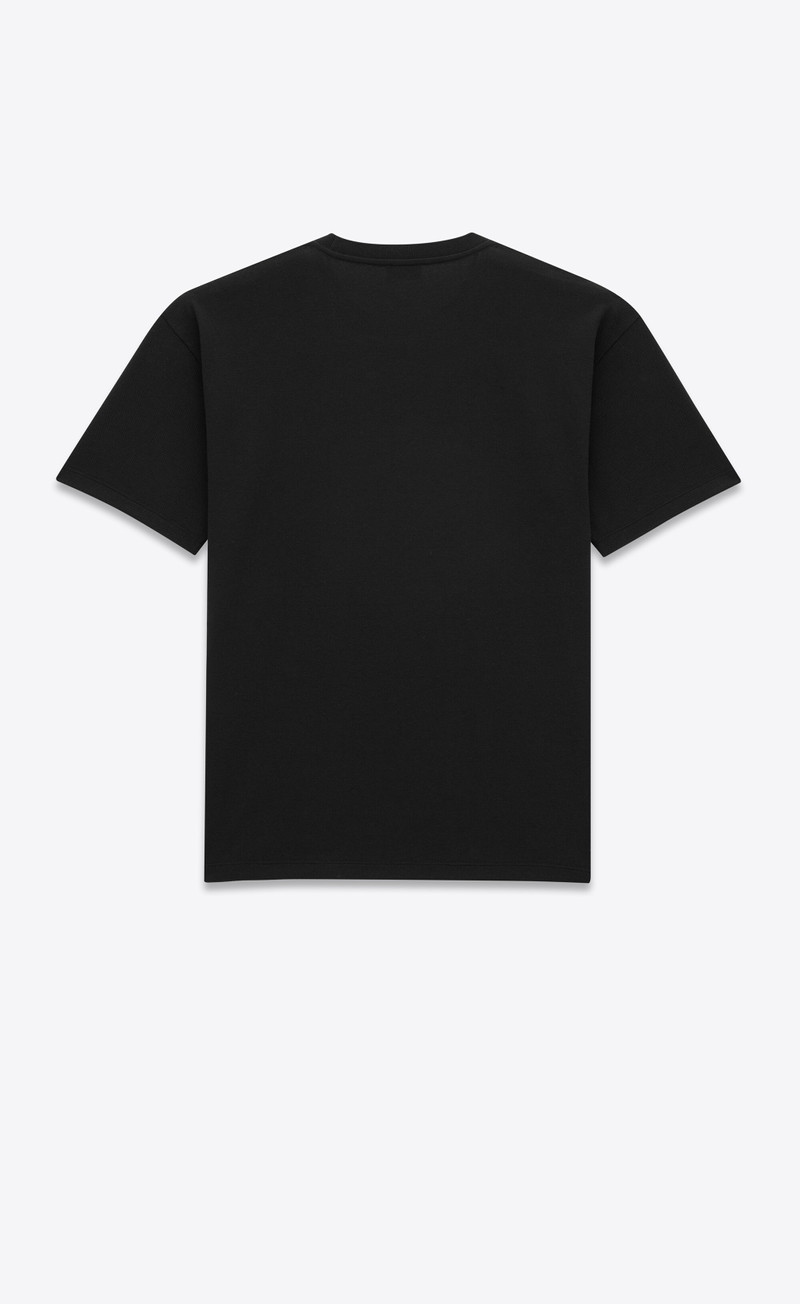 SAINT LAURENT cassandre t-shirt in piqué outlook