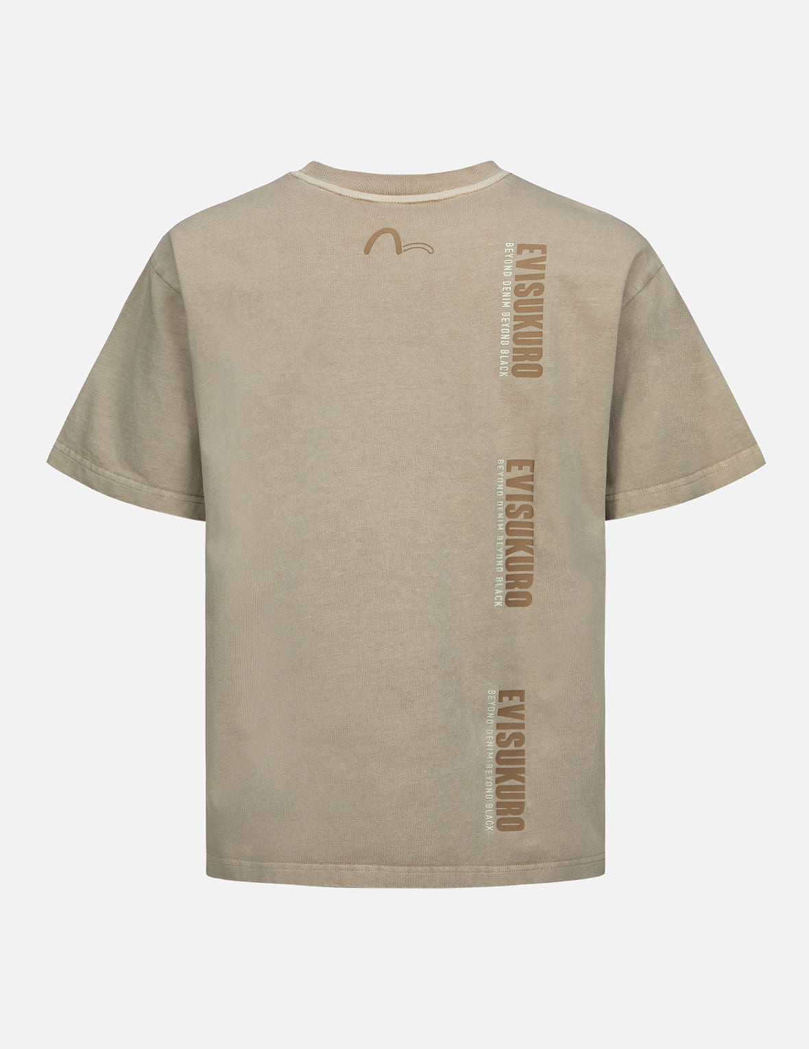 Metallic Stud Textured Logo Print T-shirt - 2