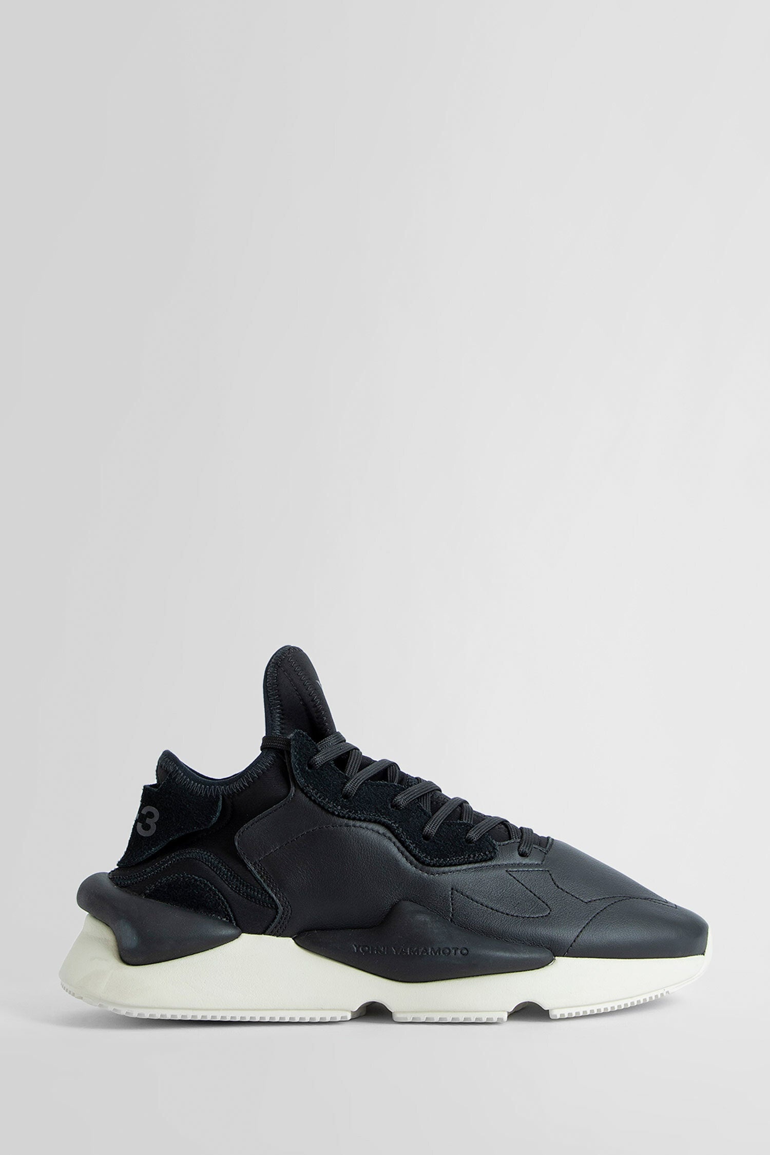 Y-3 UNISEX BLACK SNEAKERS - 1