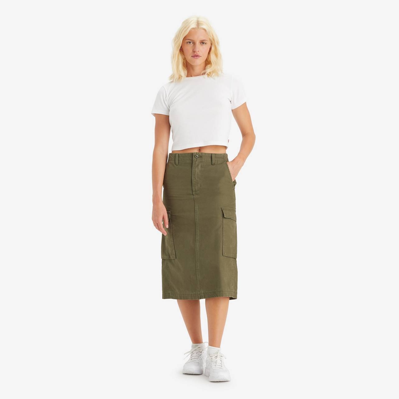 CARGO MIDI SKIRT - 2