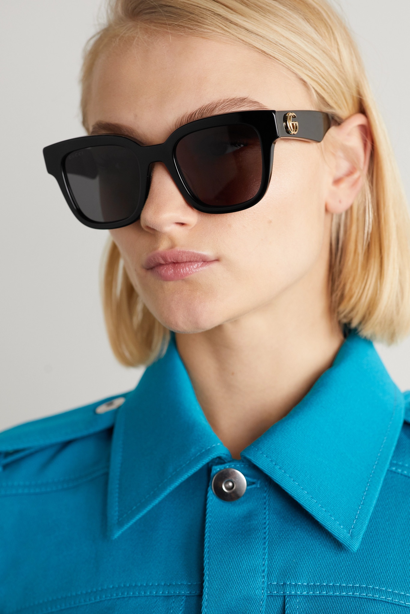 Square-frame acetate sunglasses - 2