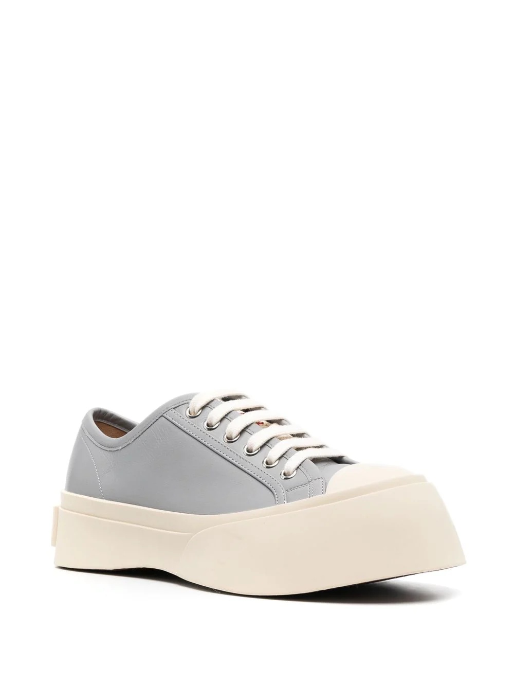 low-top lace-up sneakers - 2