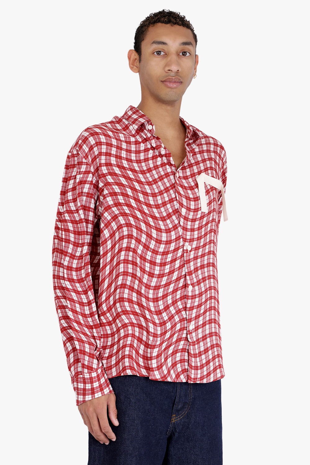 LA CHEMISE SIMON | PRINT DARK RED - 3