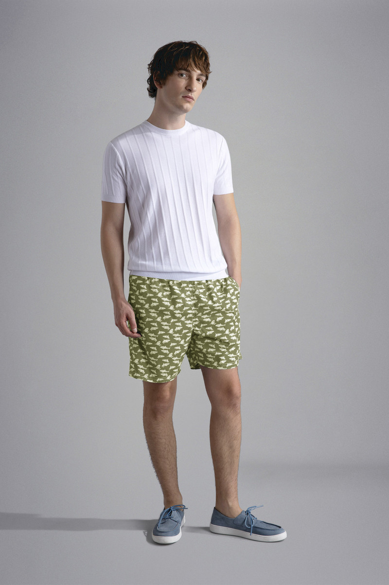 Paul & Shark SWIM SHORTS WITH SHARK PRINT outlook