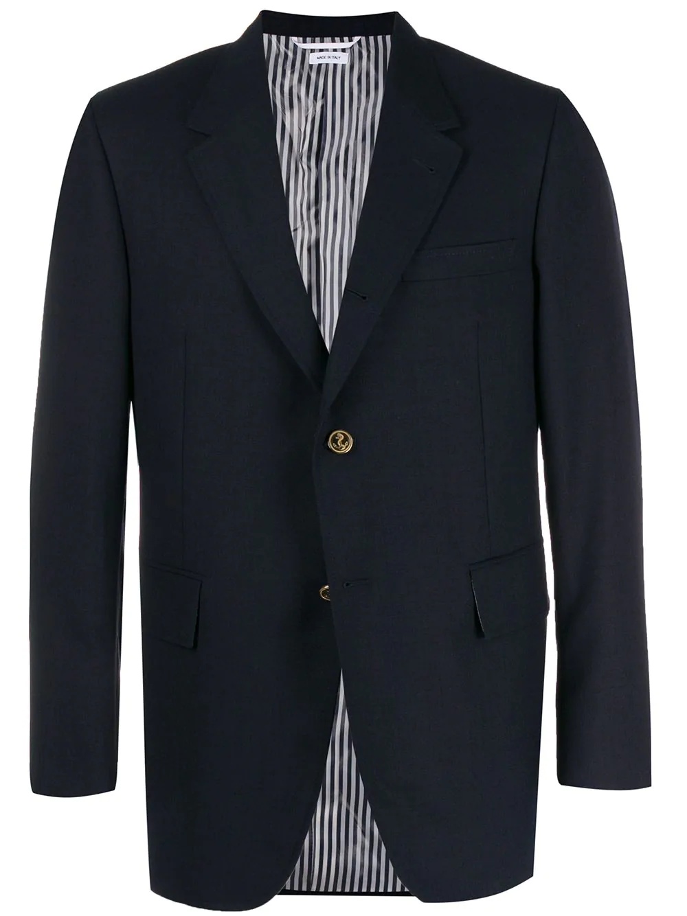 notched lapel blazer - 1