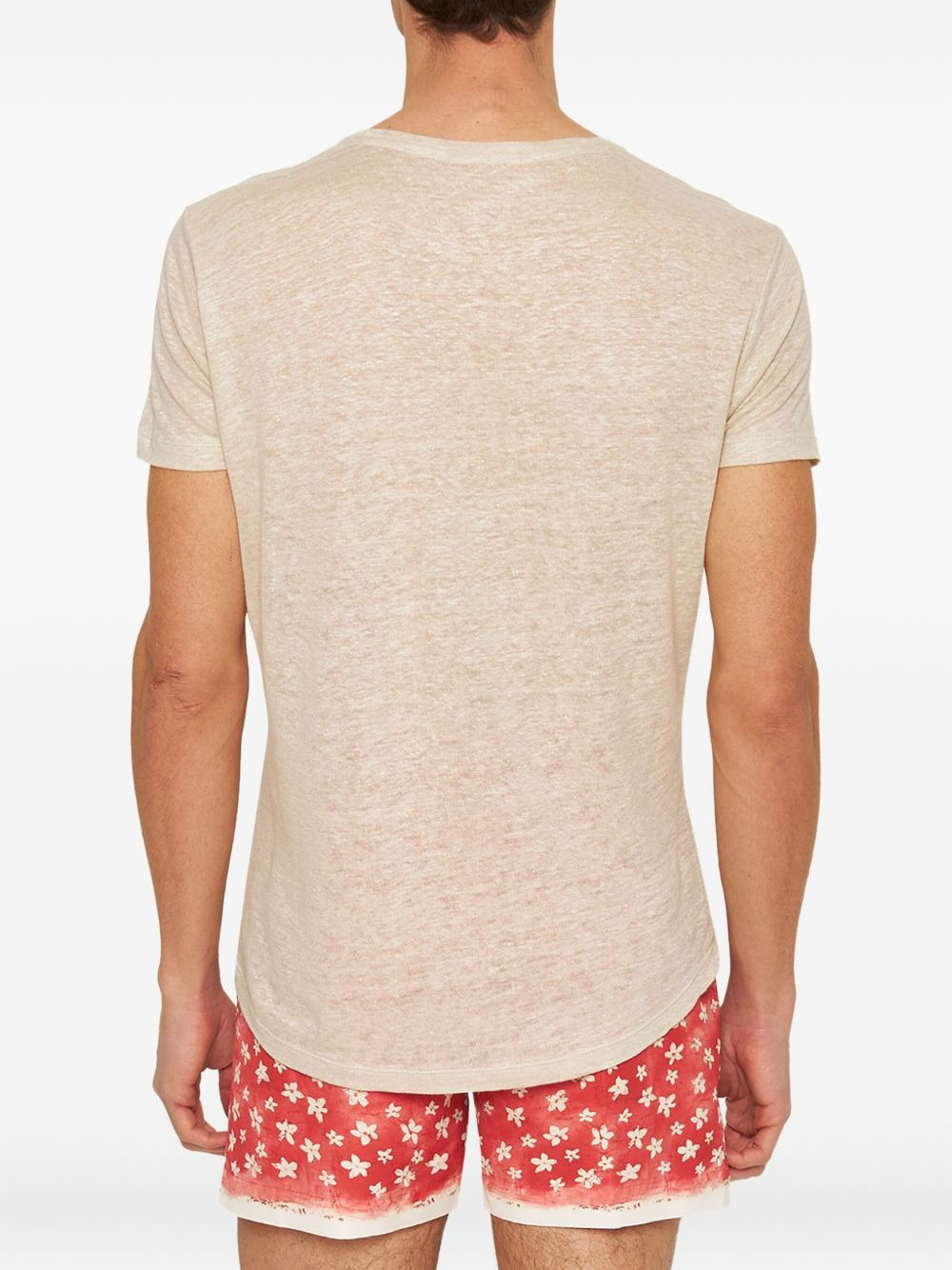 crew neck short-sleeved T-shirt - 3