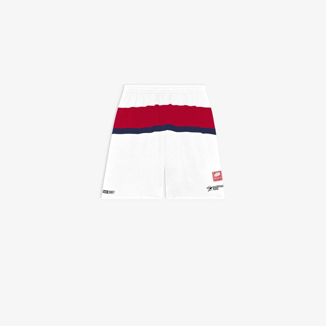 Men's Hockey Shorts in White/red - 2