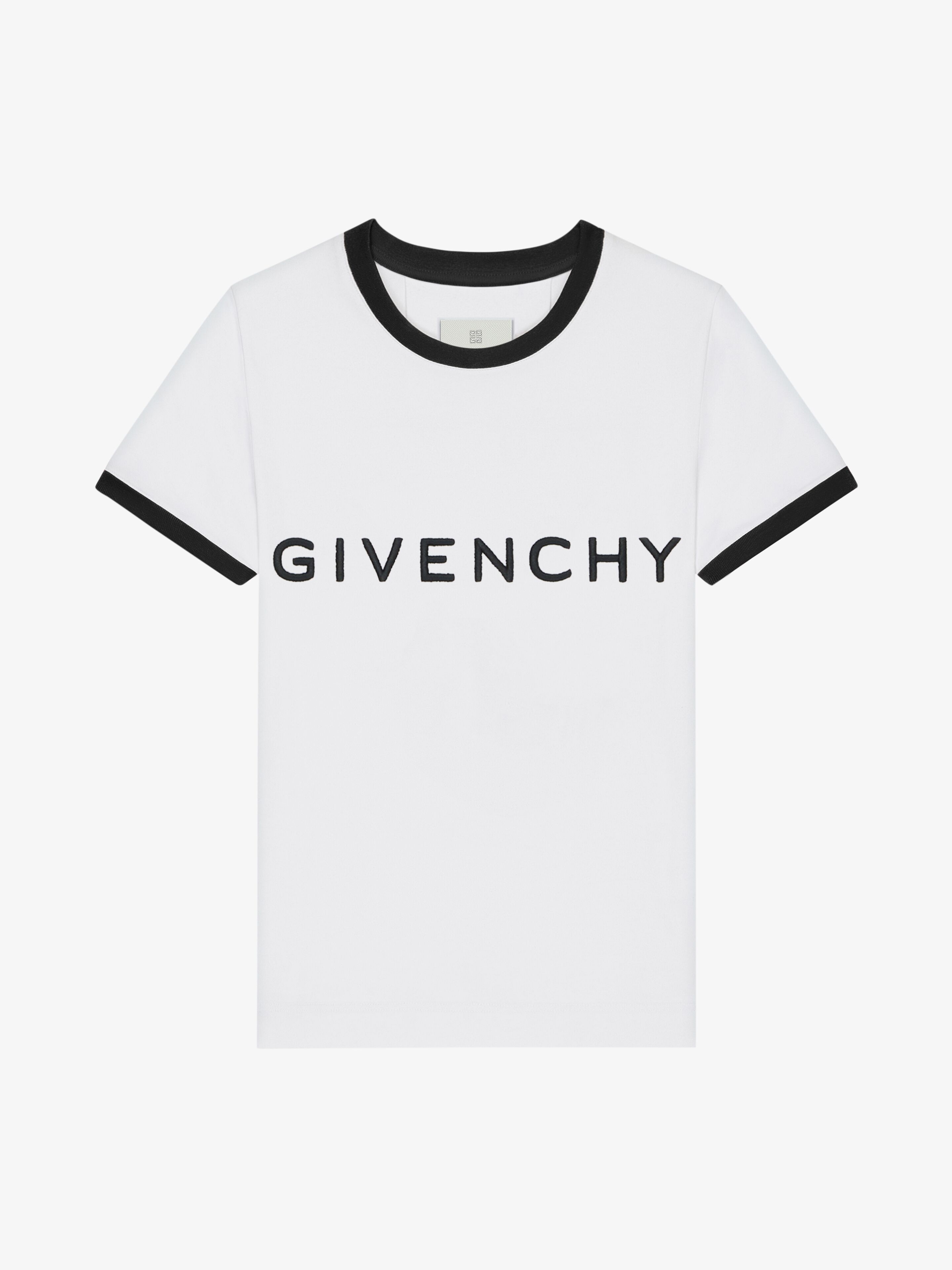 GIVENCHY SLIM FIT T-SHIRT IN COTTON - 1