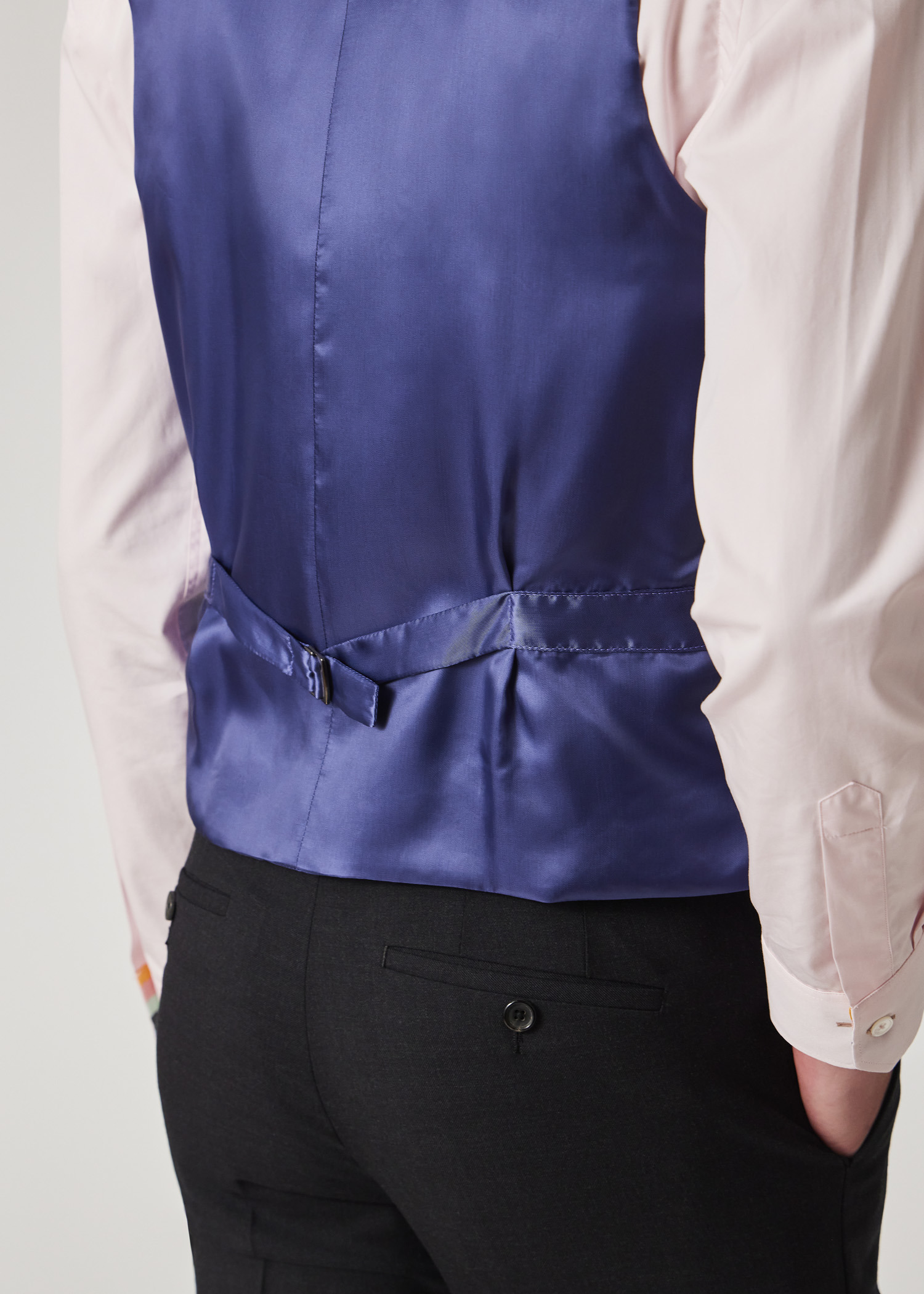 A Suit To Travel In - Charcoal Grey Wool Waistcoat - 5