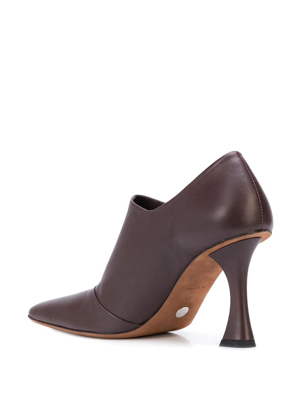 square-toe 85mm pumps - 3