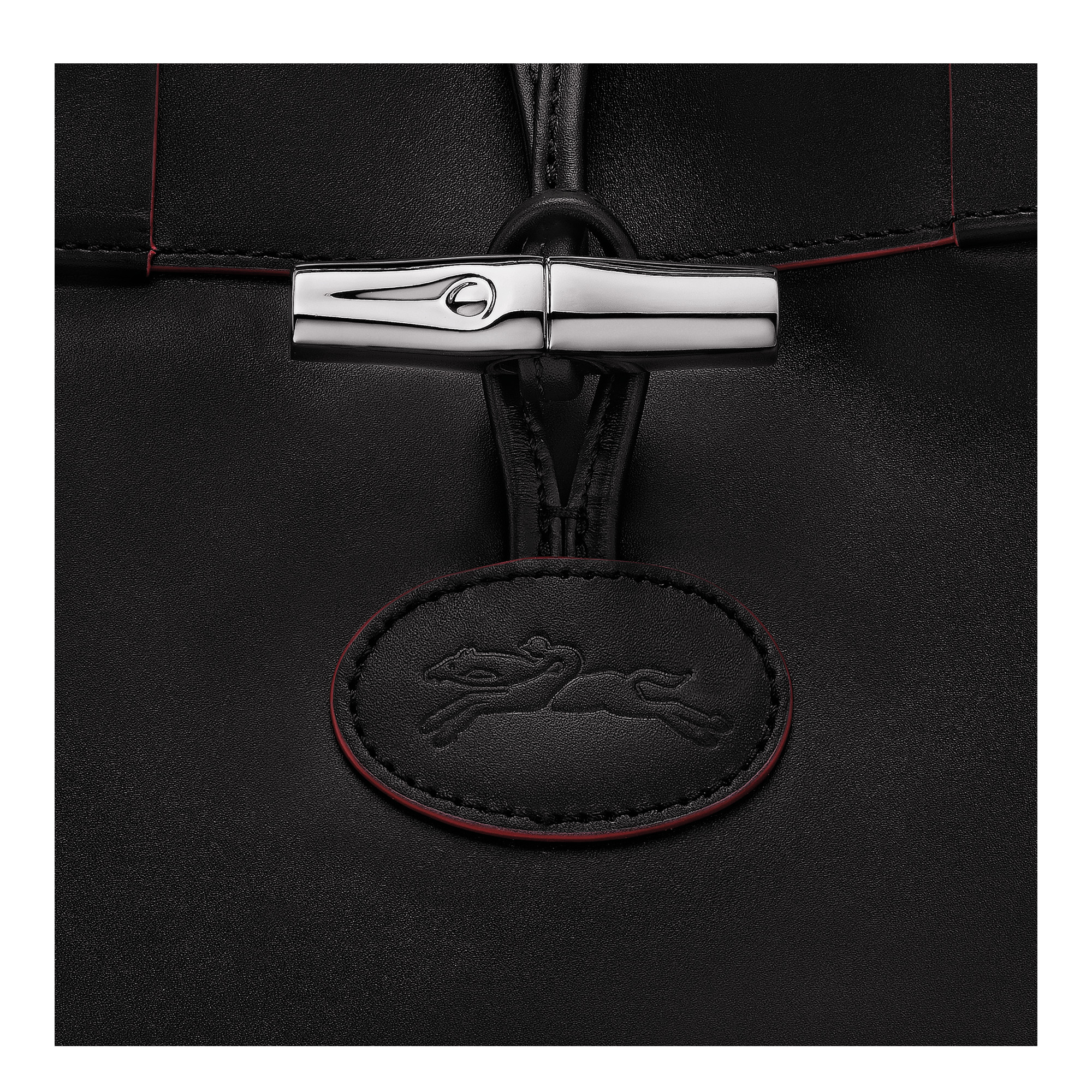Le Roseau L Tote bag Black - Leather - 6