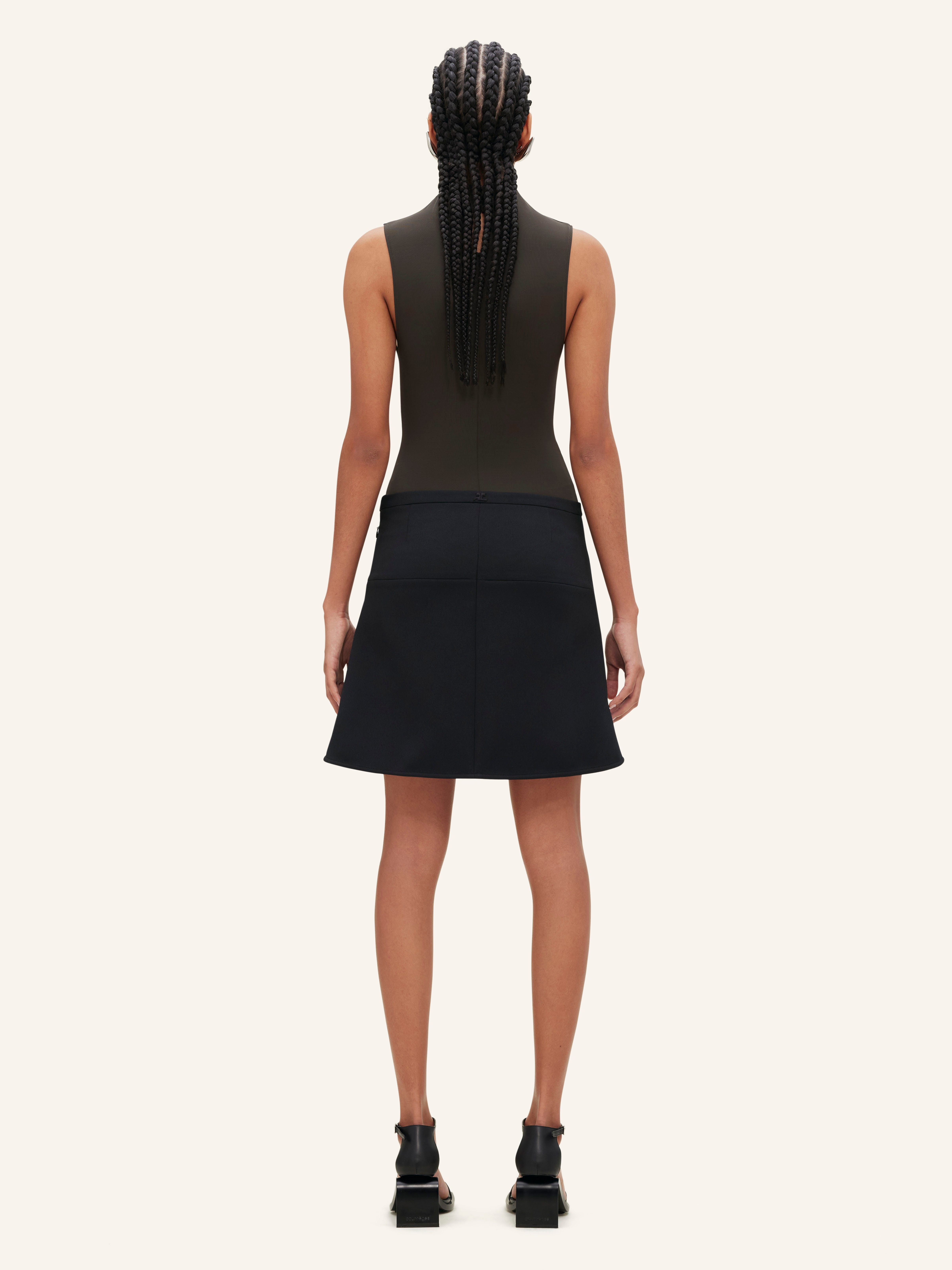 ELLIPSE HERITAGE CREPE MINI SKIRT - 4