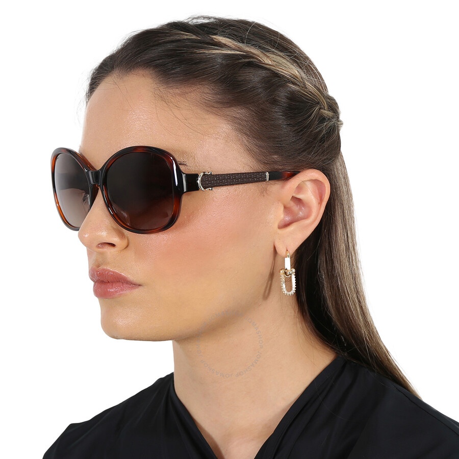 Salvatore Ferragamo Brown Gradient Butterfly Sunglasses SF744SLA 214 59 - 2