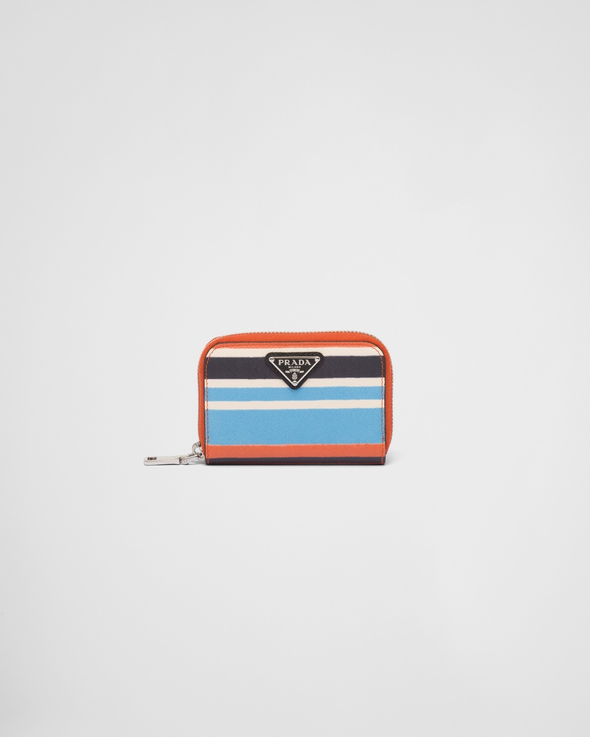Printed Saffiano leather coin purse - 1