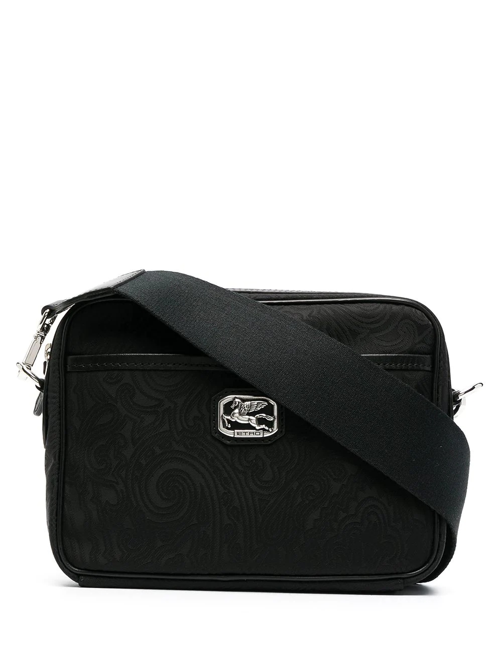 Pegaso paisley print messenger bag - 1