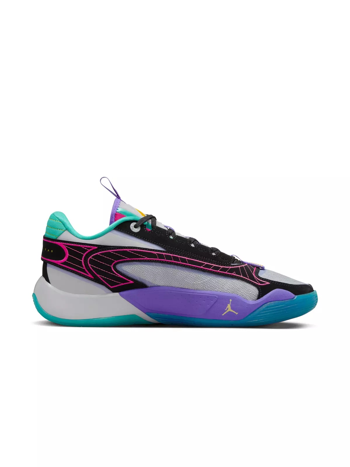 Luka 2 "Wolf Grey/Speed Yellow/Black" Men's Basketball Shoe - 2