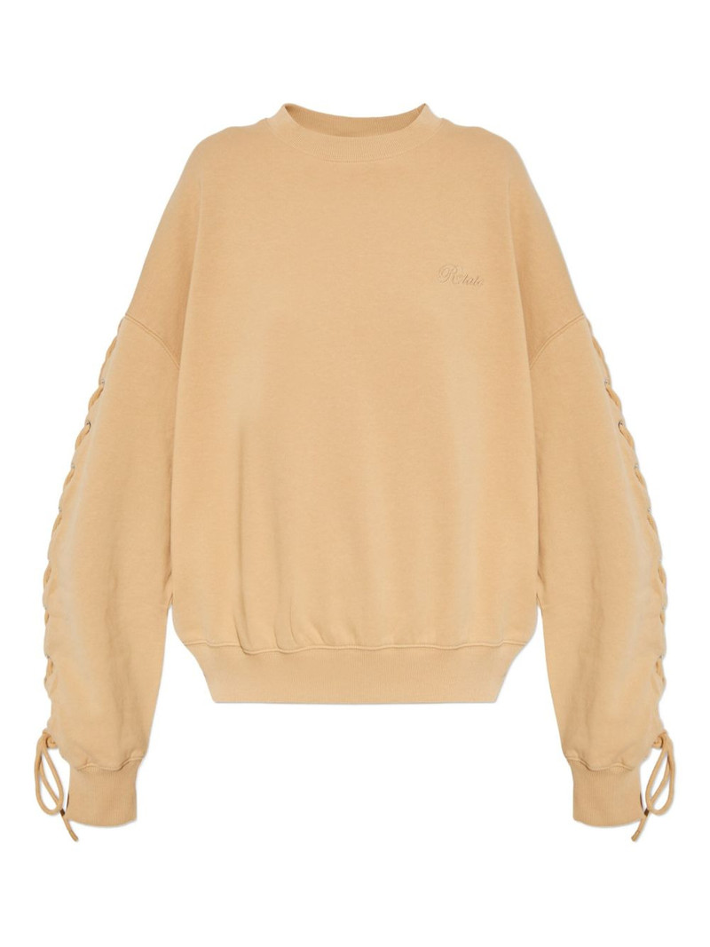 lace-up sweatshirt 1