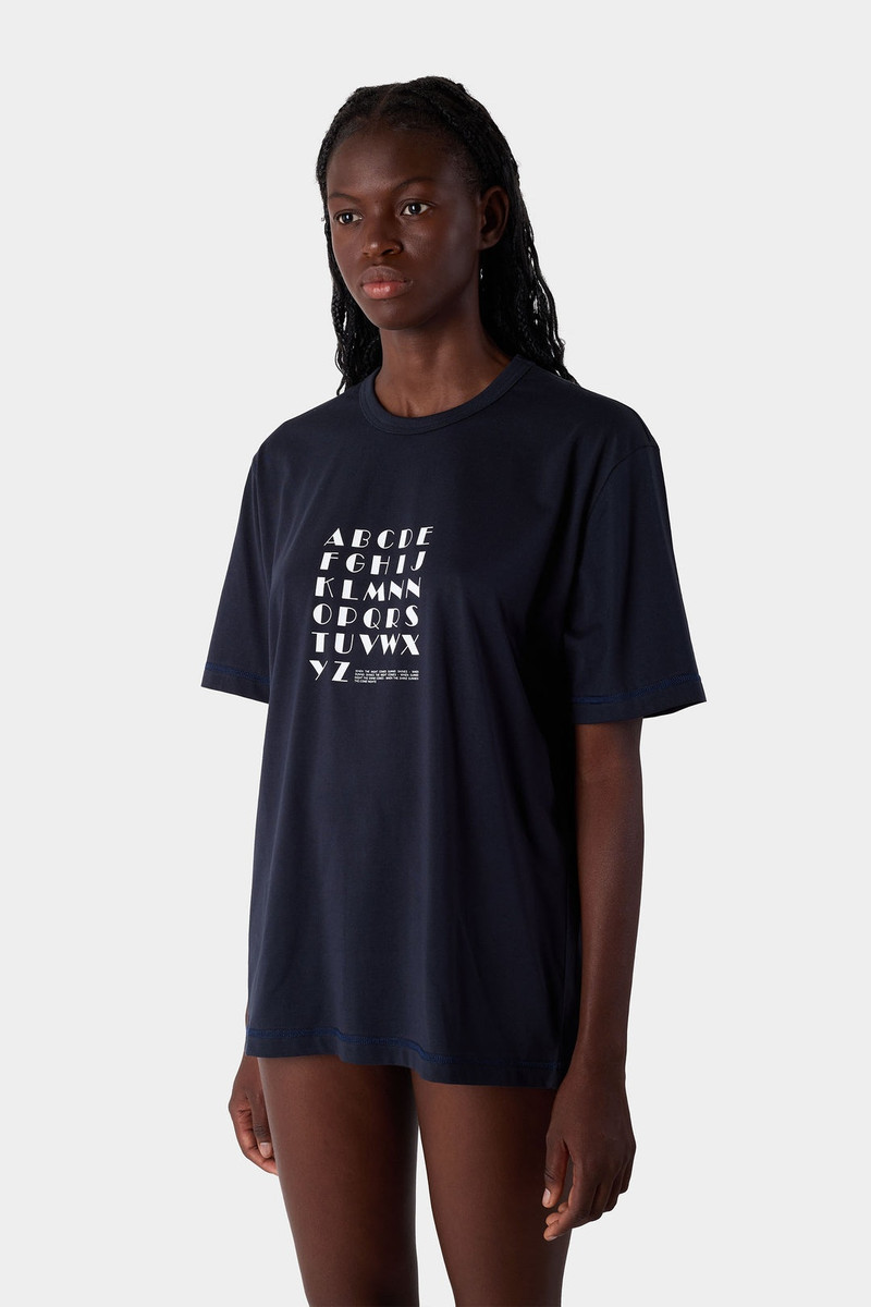 GLOW-IN-THE-DARK CLASSIC T-SHIRT / blue SUNNEI - 1
