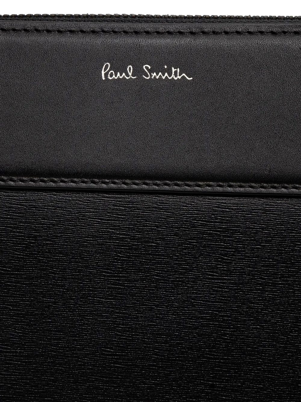 zip-top leather laptop bag - 5