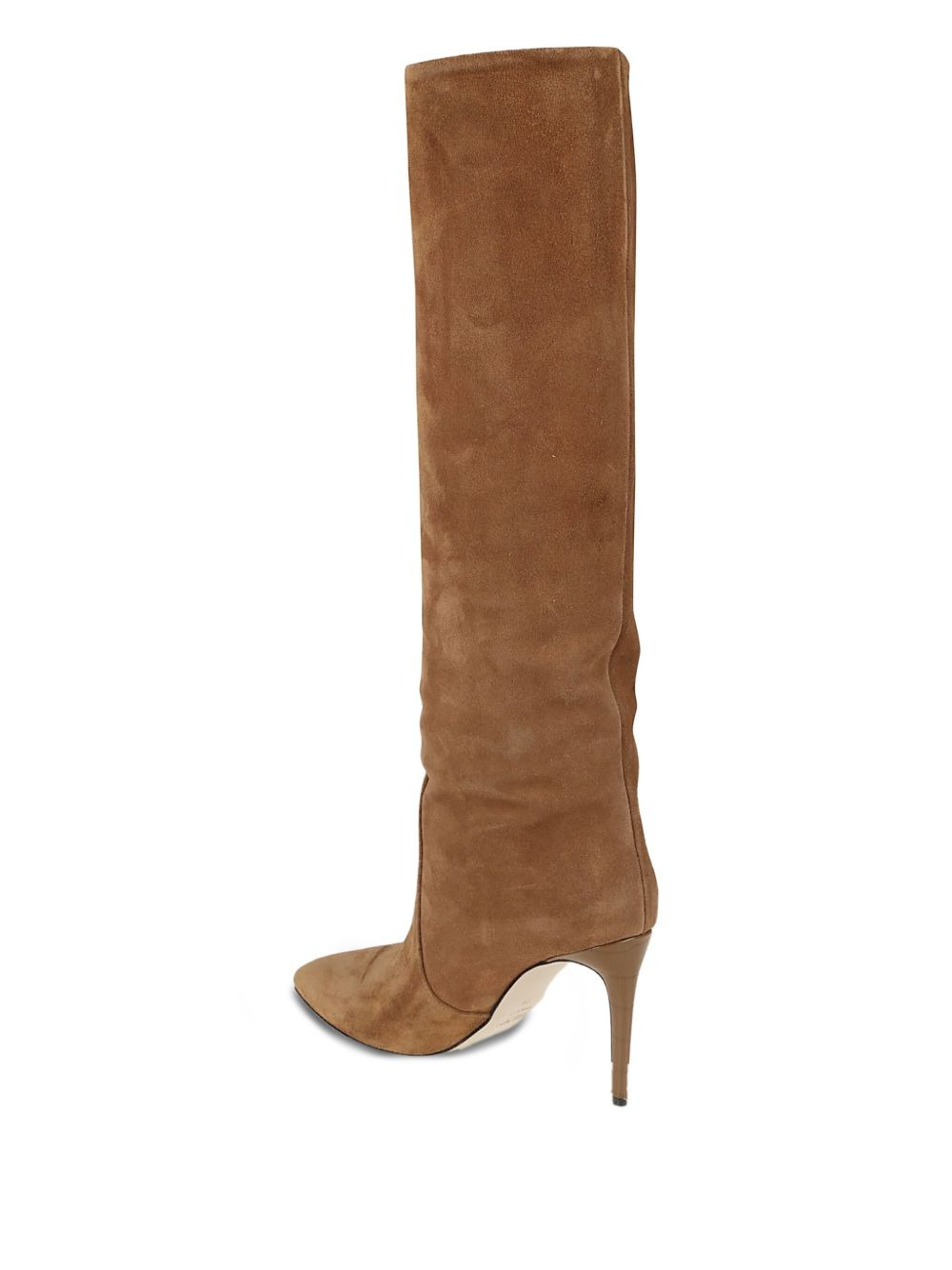 85mm suede leather knee-high boots - 3