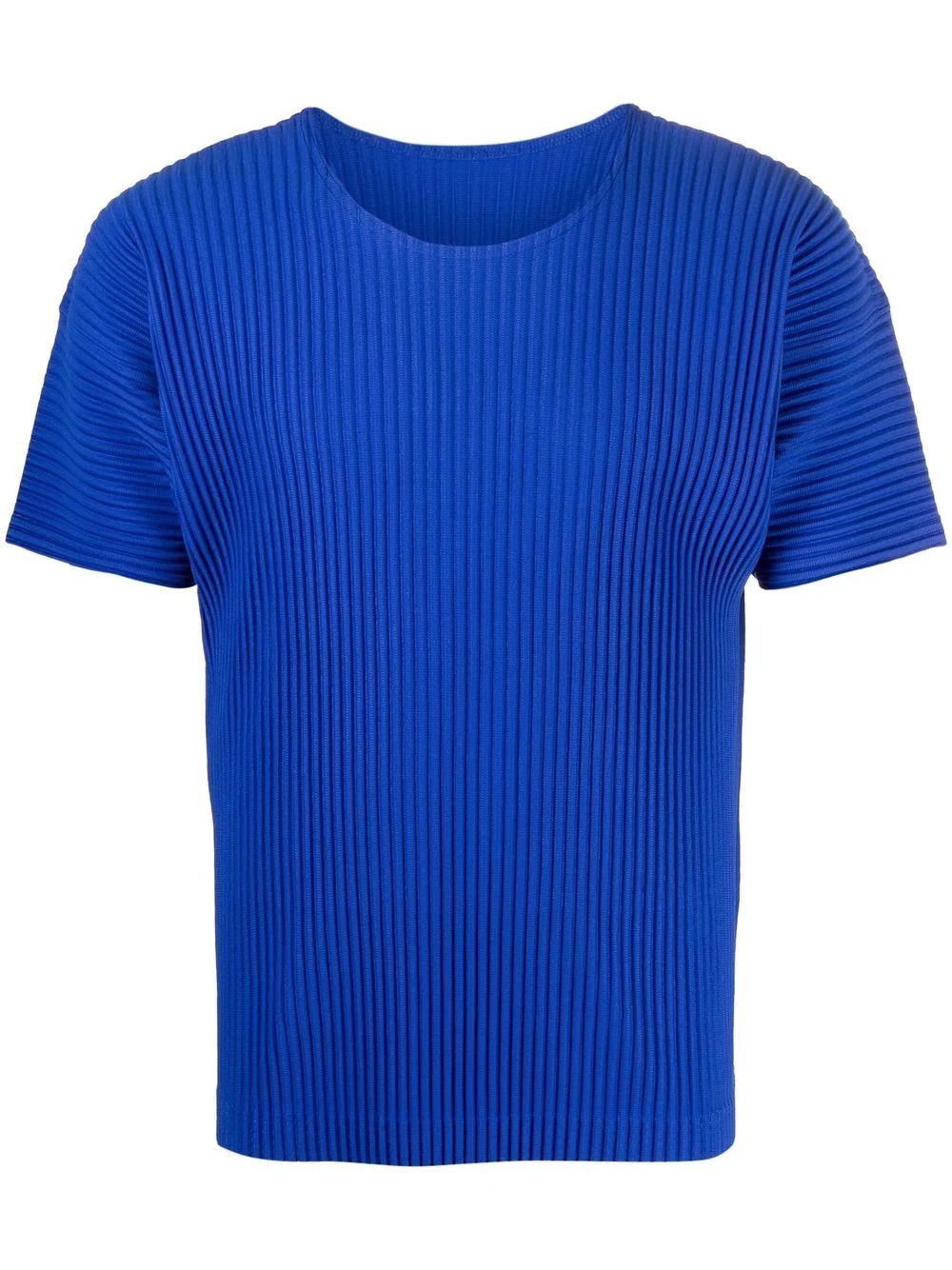 ribbed round-neck T-shirt - 1