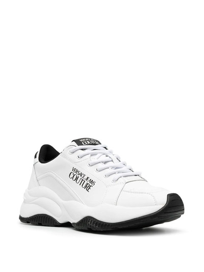 VERSACE JEANS COUTURE logo-print chunky sneakers outlook