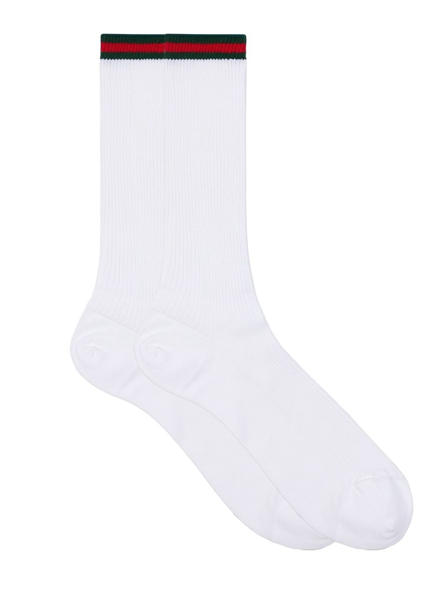 CALZINI IN MISTO COTONE CON NASTRO WEB - 1