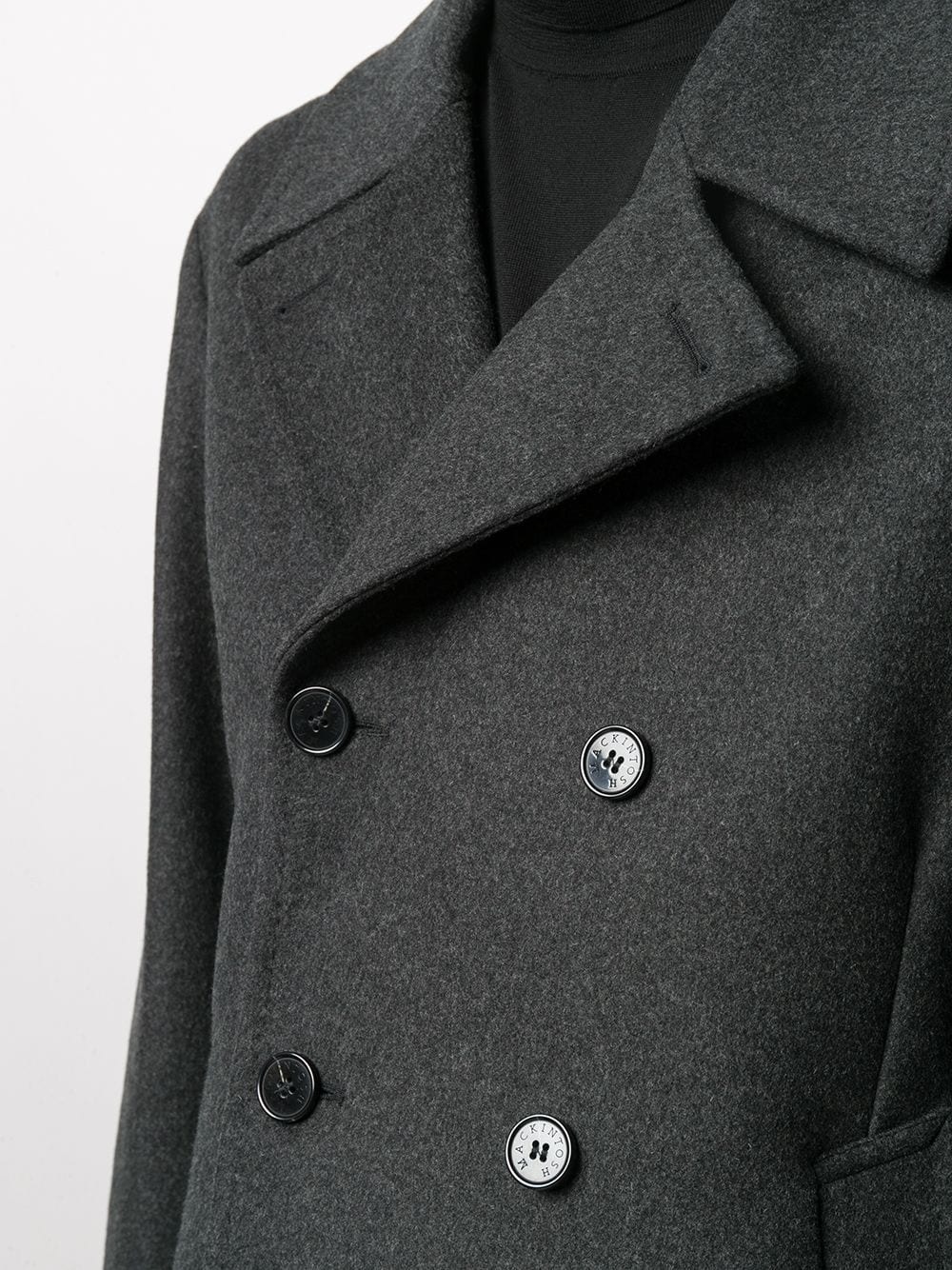 DALTON notched-lapels peacoat - 5