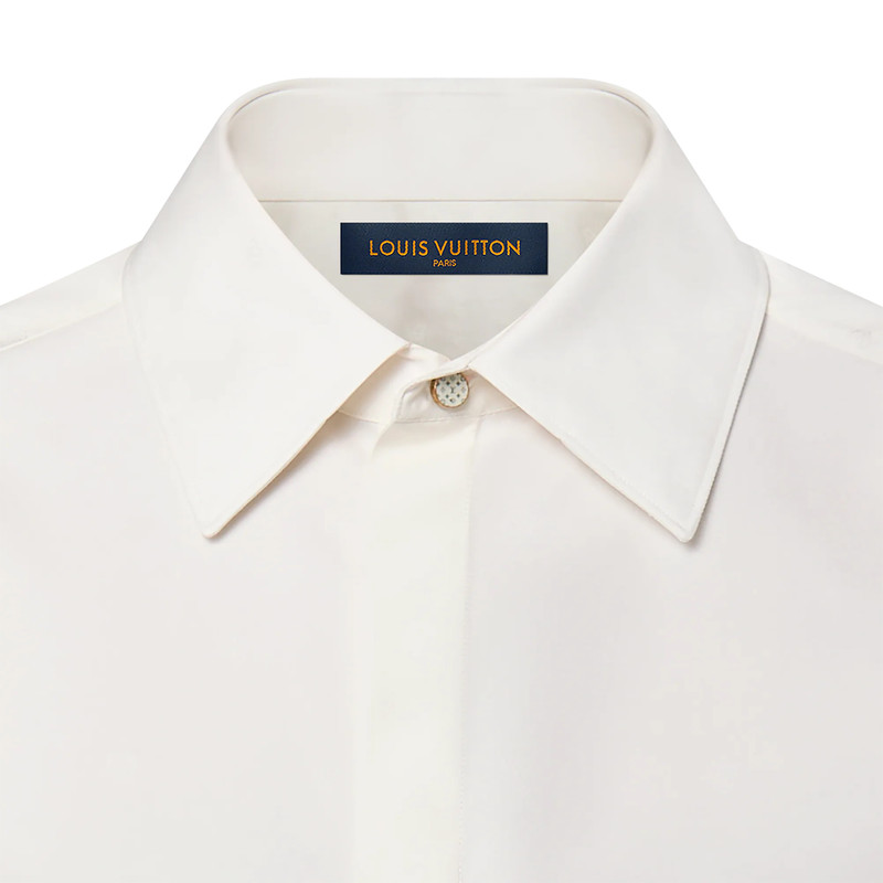 Louis Vuitton Long-Sleeved Silk And Cotton-Blend Evening Shirt outlook