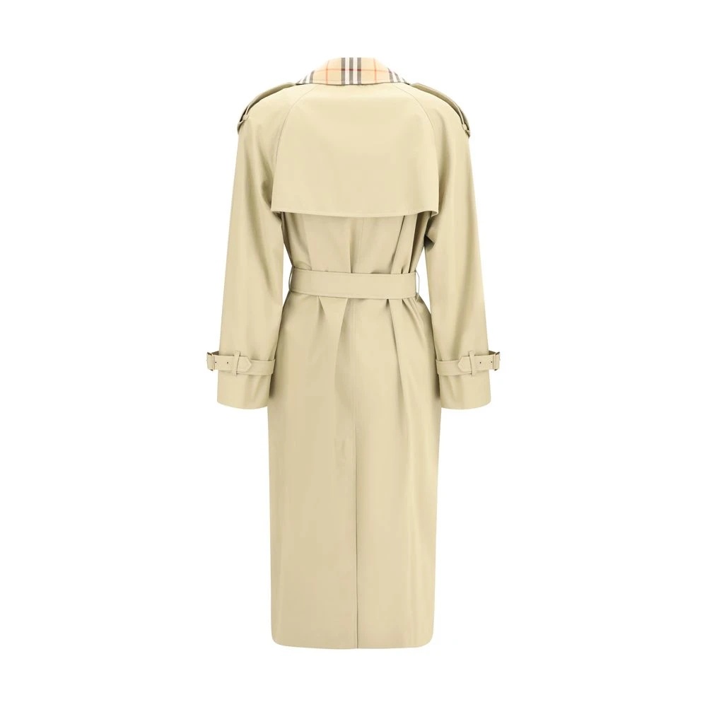 CLASSIC CASTLEFORD TRENCH COAT WITH CHECK COLLAR - 2