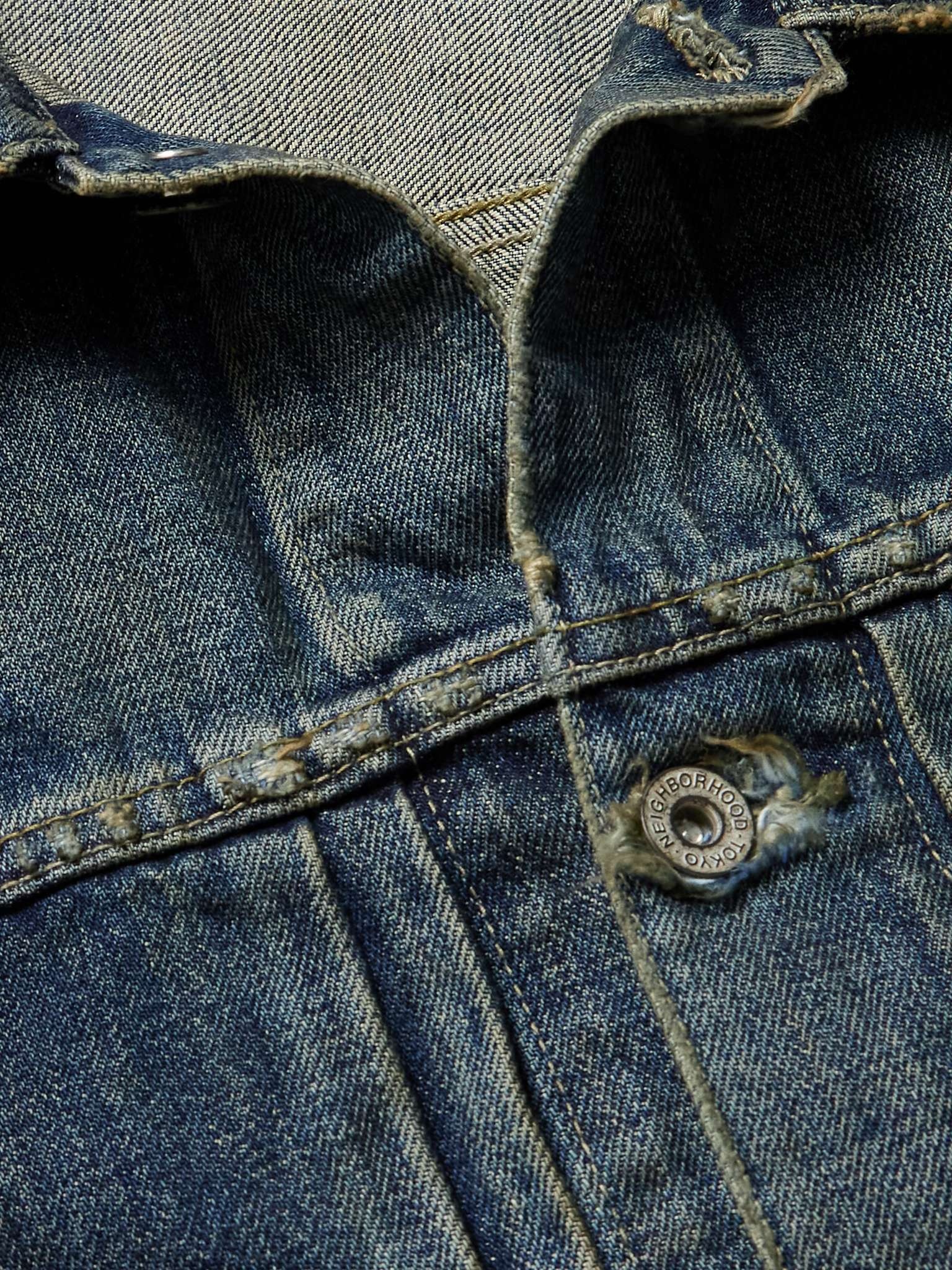 Savage Type-1 Distressed Denim Jacket - 6