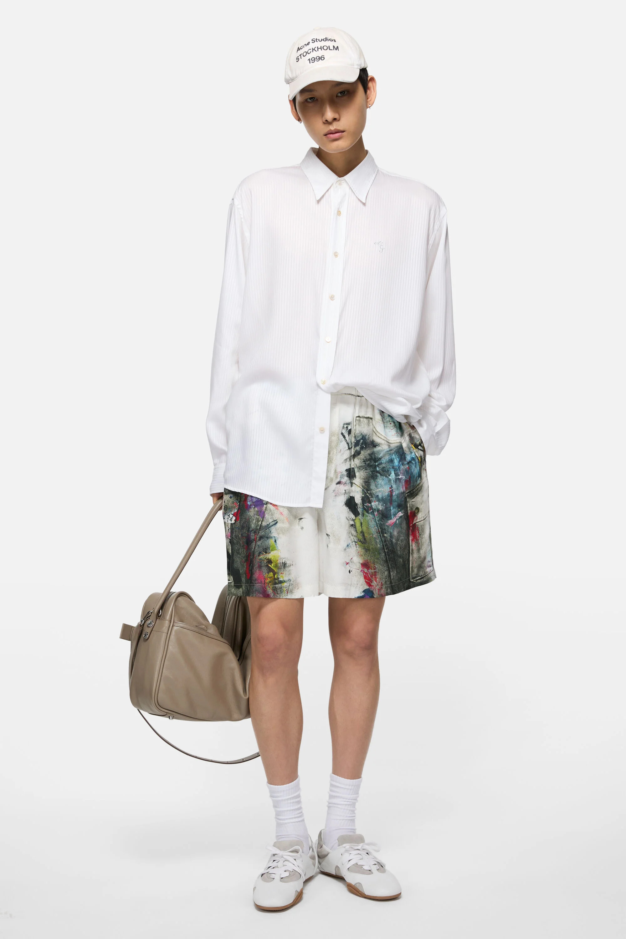 Button-up shirt - White - 2