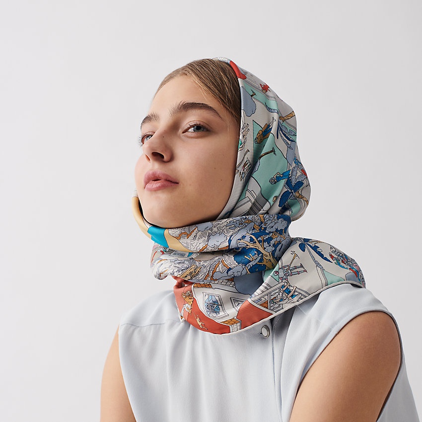 Hermes on The Beach scarf 90 - 2