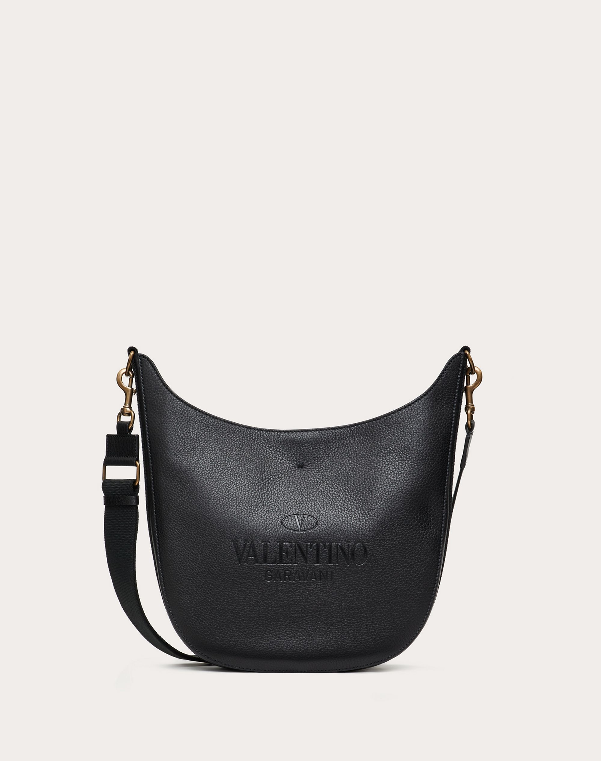 VALENTINO GARAVANI IDENTITY Leather Hobo Bag - 1